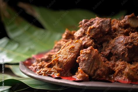  Rendang! Una experiencia culinaria que fusiona sabores intensos con una textura increíblemente tierna.