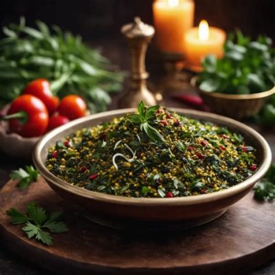  Ghormeh Sabzi: ¡Un festín de hierbas aromáticas y sabores terrosos que te transportarán a la encantadora ciudad de Rasht!